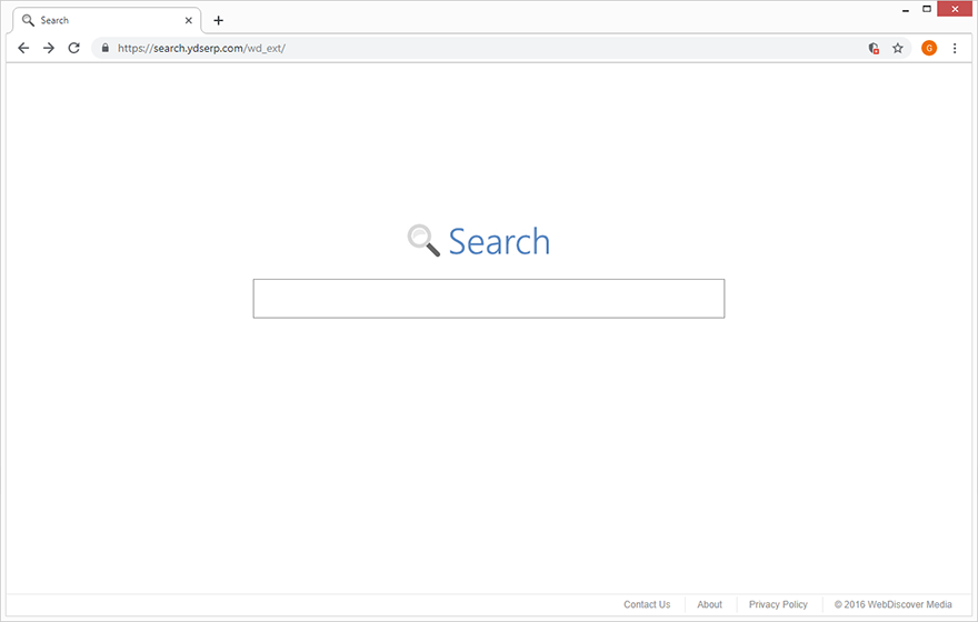 Search.ydserp.com, el motor de búsqueda malicioso respaldado por el virus WebDiscover